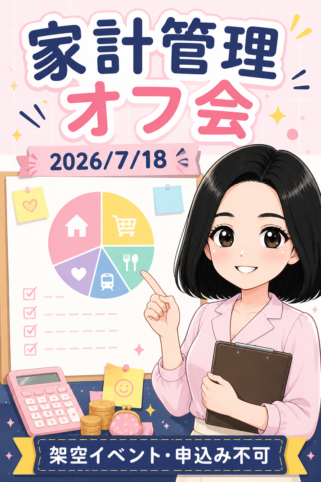 家計管理オフ会、2026年7月18日、架空イベント・申込み不可